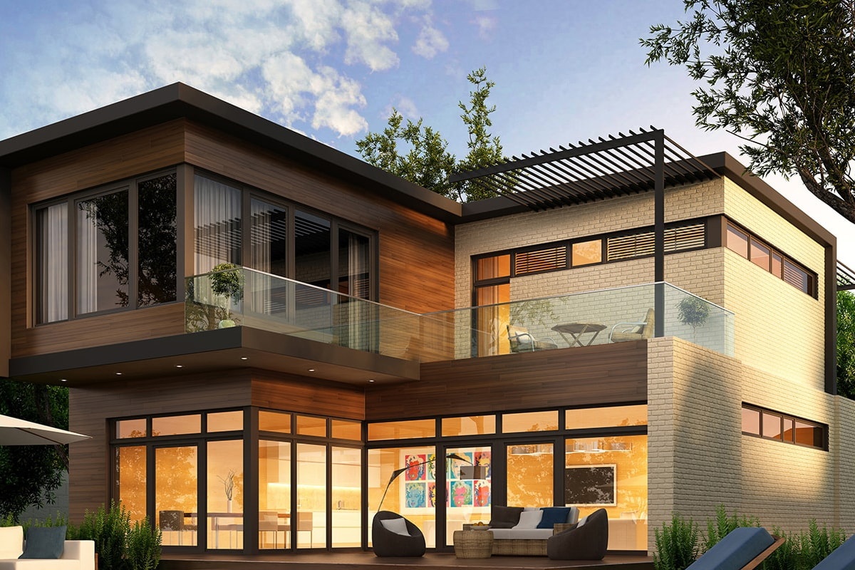 Modern two-storey villa